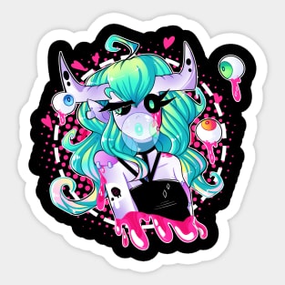 Eye pop bubblegum Sticker